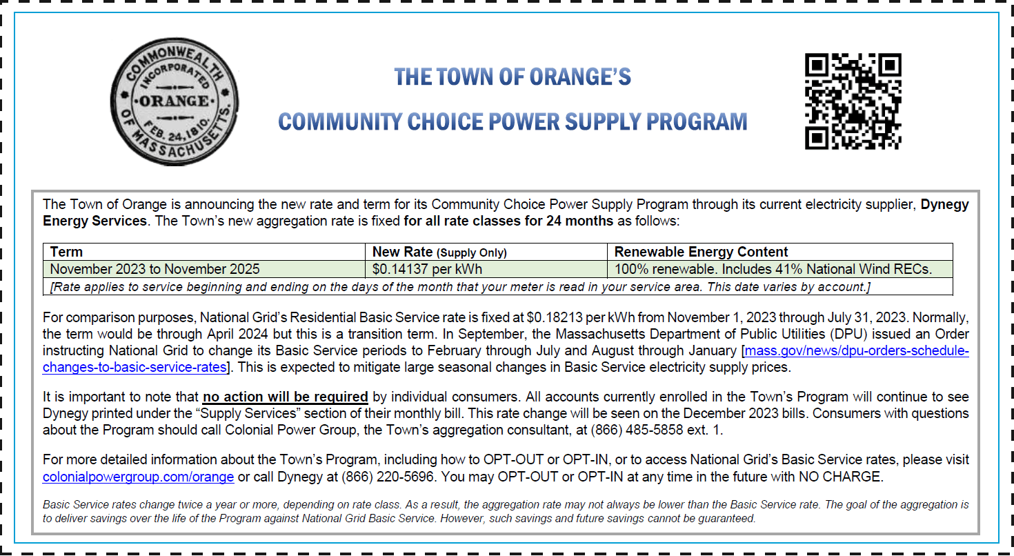 new electric rates oct 2023