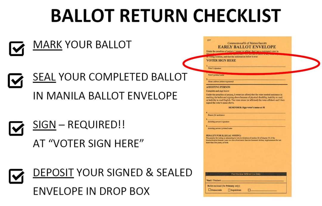 Vote By Mail Ballot Instruction Image